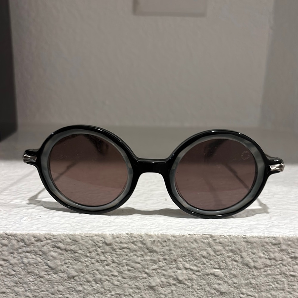 Blake Kuwahara Round Olive Sunglasses